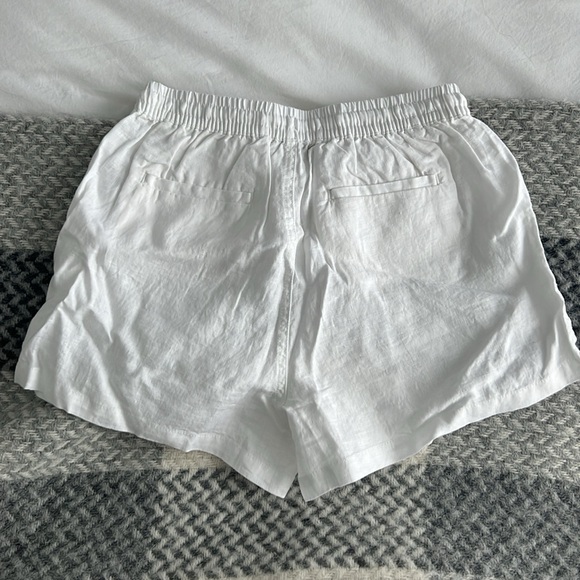 Quince NWT White Linen Shorts - Picture 2 of 3